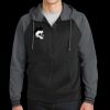 Sport Wick ® Varsity Fleece Full Zip Hooded Jacket Thumbnail