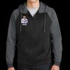 Sport Wick ® Varsity Fleece Full Zip Hooded Jacket Thumbnail