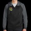 Sport Wick ® Varsity Fleece Full Zip Hooded Jacket Thumbnail