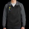 Sport Wick ® Varsity Fleece Full Zip Hooded Jacket Thumbnail